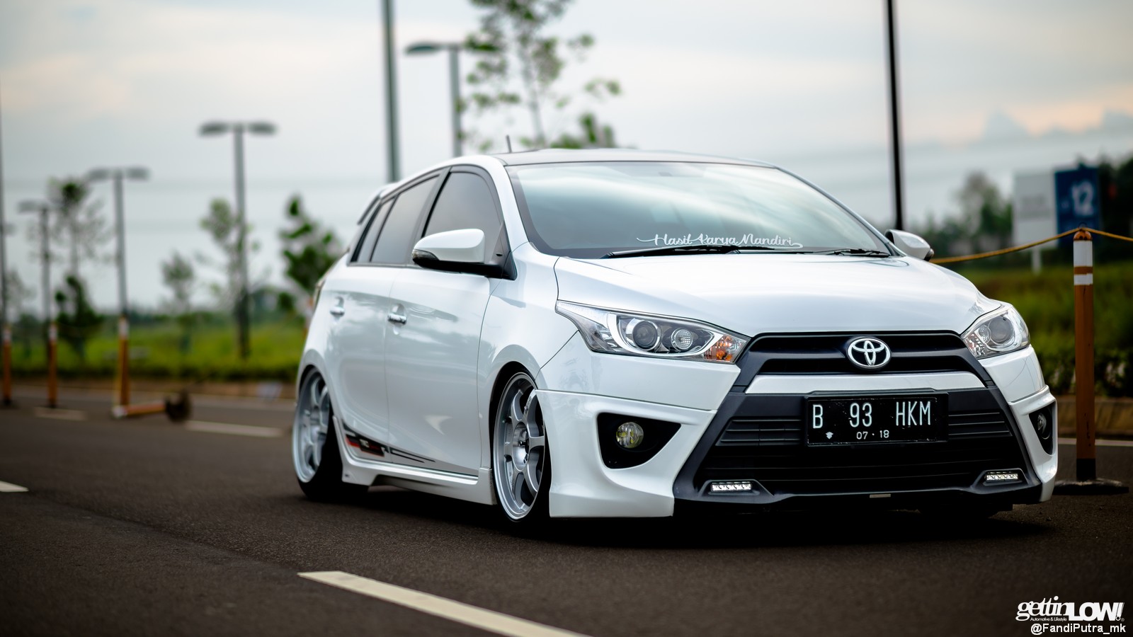 Modifikasi Toyota Yaris 2014 milik Nasrul dari Pandeglang 