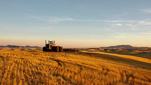 landscape rural farmfield tractor garfield washington unitedstates us sunset canoneos5dmarkiii sigma35mmf14dghsmart wheat johnwestrock
