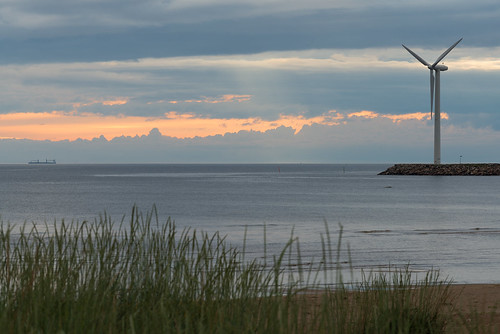 sunset summer sky seascape windmill suomi finland island evening nikkor afs auringonlasku saari taivas tuulimylly hailuoto merimaisema afsnikkor70200mmf4gedvr nikond610 annekaihola