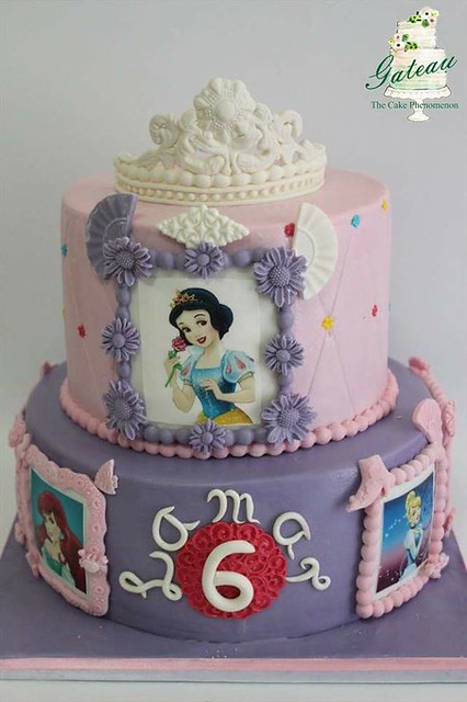Disney Princesses Themed Cake by Faiza Sherjeel of Gateau: The Cake Phenomenon
