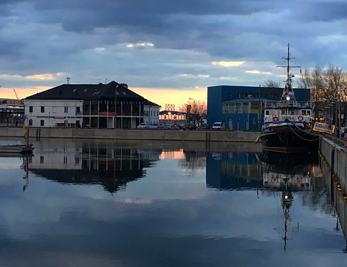 sea boat restaurant harbor tallinn visittallinn estonia evening light sunset