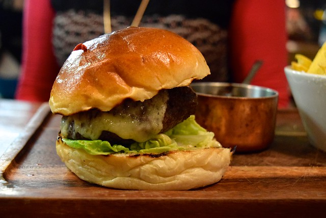 House Burger at Drygate Brewery, Glasgow