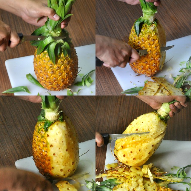 How to cut a pineapple like an Ilocano 2