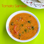 Tomato sambar for idli