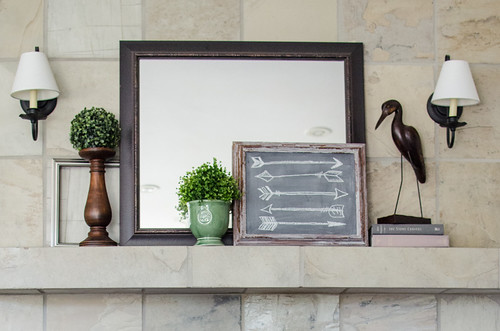 How to Decorate a Summer Mantel