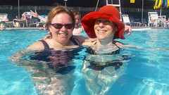 Sue And Jill In The Pool