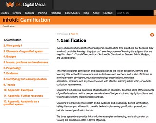 Jisc Digital Media gamification infokit