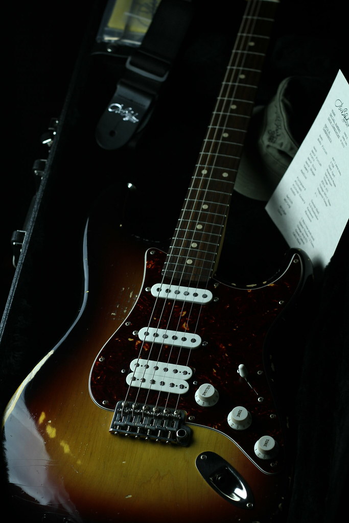 J.W Black Guitars JWB-S "Hard Aged "1 piece Ash Body"  "SSH＋rear push-push"