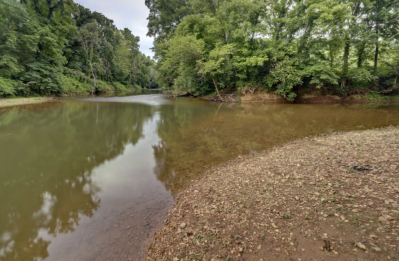 Confluence of Roaring River and Spring Creek, Jackson County, Tennessee