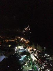 'Overseas Adventure Travel', 'Route of the Mayas', fireworks, hotel roof, New Year's Eve, Radisson  Fort George Hotel