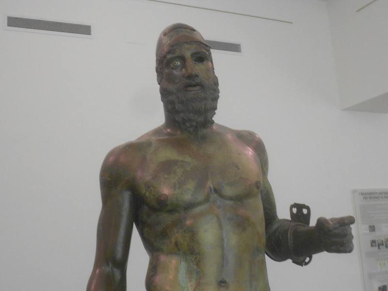 bronzi di Riace, Statua B, probabilmente Anfiarao o Eteocle, museo archeologico nazionale, Reggio Calabria