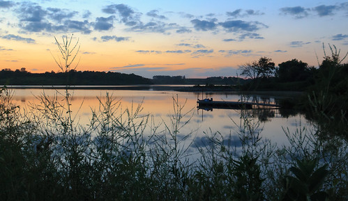 sunset lake badgercreekstaterecreationarea