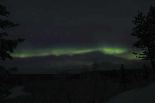 aurora borealis sky cielo notte night green verde finland longexposure snow neve canon eos6d sigma 20mm f14 stars stelle landscape paesaggio