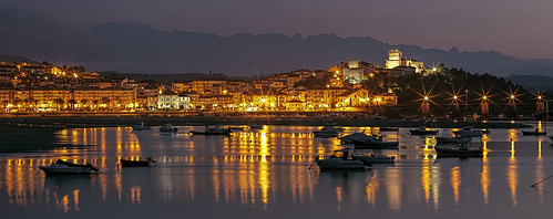 sunset sea españa mar spain bluehour cantabria nocturno sanvicentedelabarquera horaazul