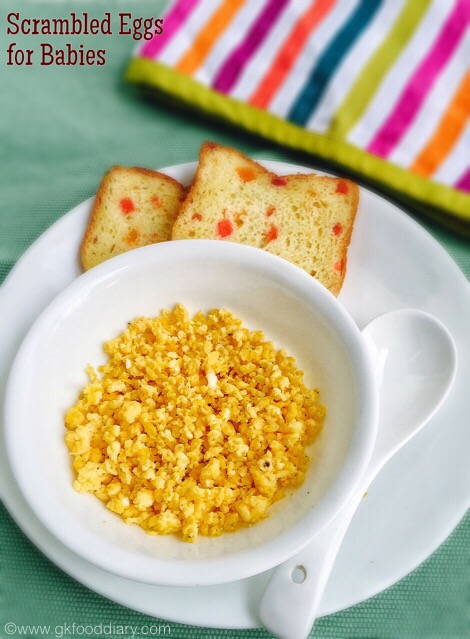 Easy Scrambled Eggs for Baby (6+ months) - Baby Foode