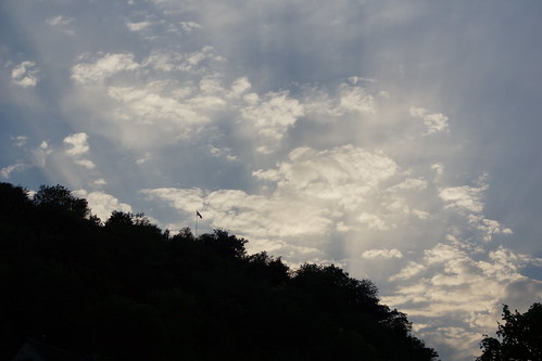 blue sunset sky cloud silhouette clouds sonnenuntergang outdoor himmel wolke wolken blau sonnenstrahlen drausen
