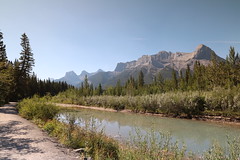 Wandering around the Bow river in Canmore Alberta Canada Aug 1st 2015