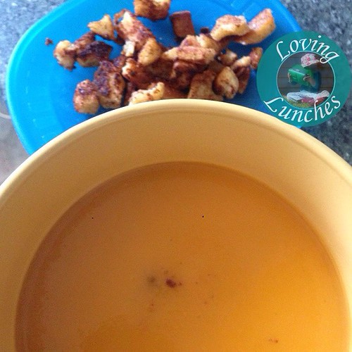 Loving some sweet potato & pear soup in our @kambrookau #soupsimple … how nice is it to finally feel winter!?!? ❄️😃