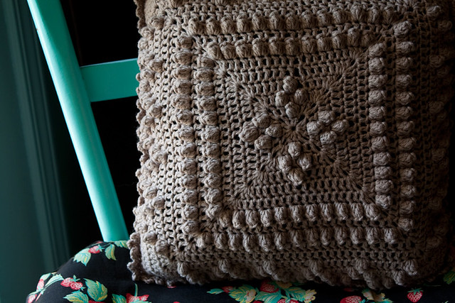 Crochet Pillow Cover