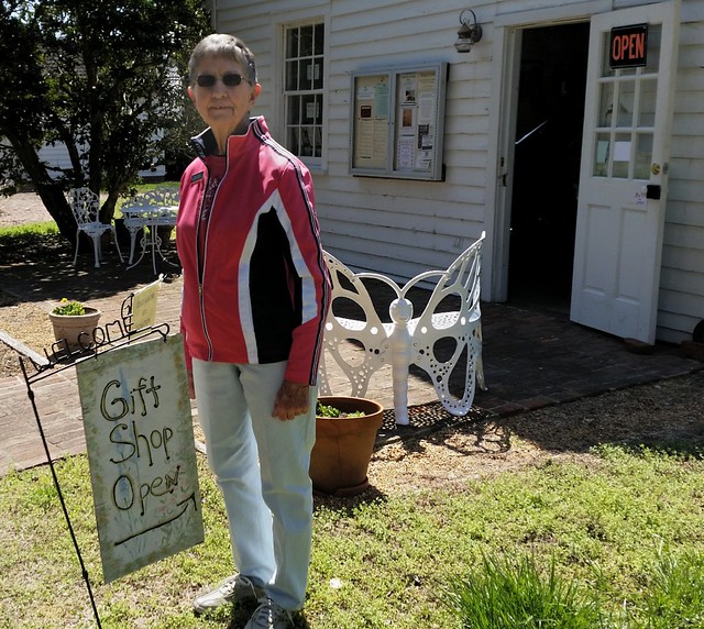 Barbara Lindley manages the Friends of Chippokes gift shop at the park.