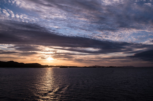sunset norway no hordaland