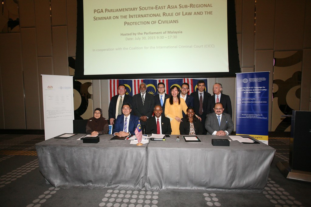 PGA Parliamentary South-East Asia Sub-Regional Semianr on the International Rule of Law and the Protection of Civilians