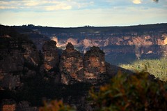 The Three Sisters from Cliff Drive, Blue Mountains, Australia