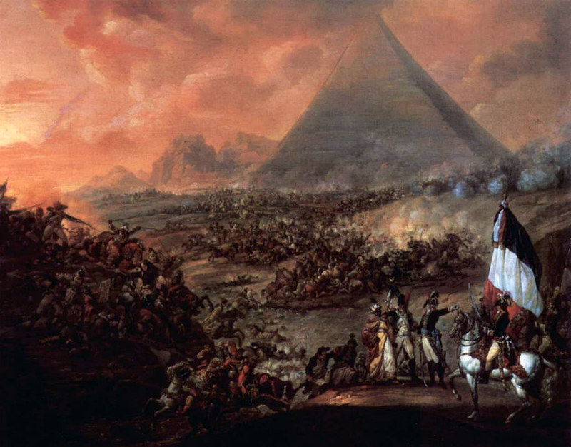 The Battle of the Pyramids, by François-Louis-Joseph Watteau