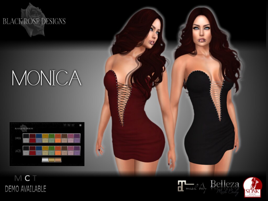 [[BR]] MONICA CORSET DRESS - SecondLifeHub.com