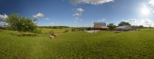 barn countrywedding hopespringsfarm missouri wedding panorama visibilitypublic