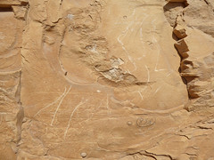 Graffiti at the top of the Valley of the Kings