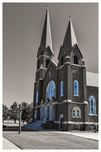 blackandwhite oklahoma church monochrome rural outdoors architectue