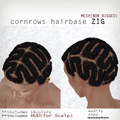 cornrows hairbase ZIG