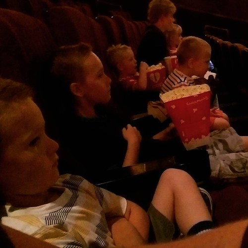 Cousins at the movies...