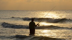 Early morning fishing on Hilton Head Island, SC