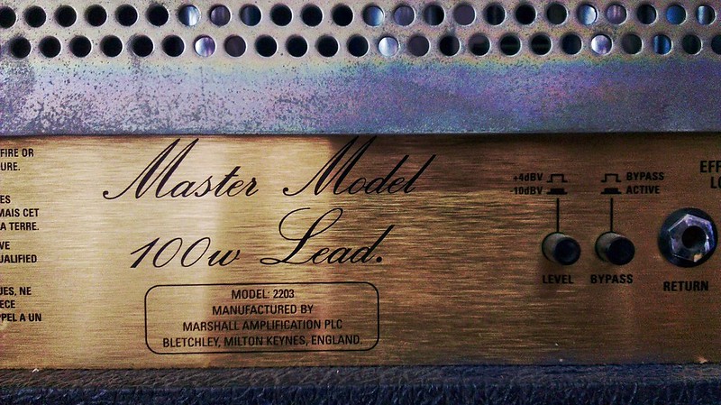 Bán guitar head amp Marshall JCM800 - 3