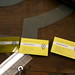 interactivate business cards   yellow, translucent    MG 8499