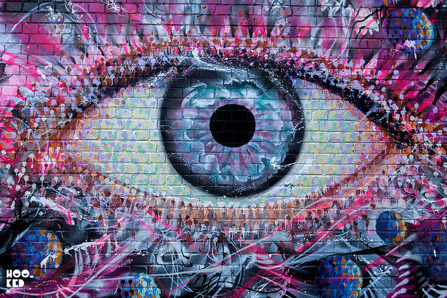 Collaborative London Street Art Mural