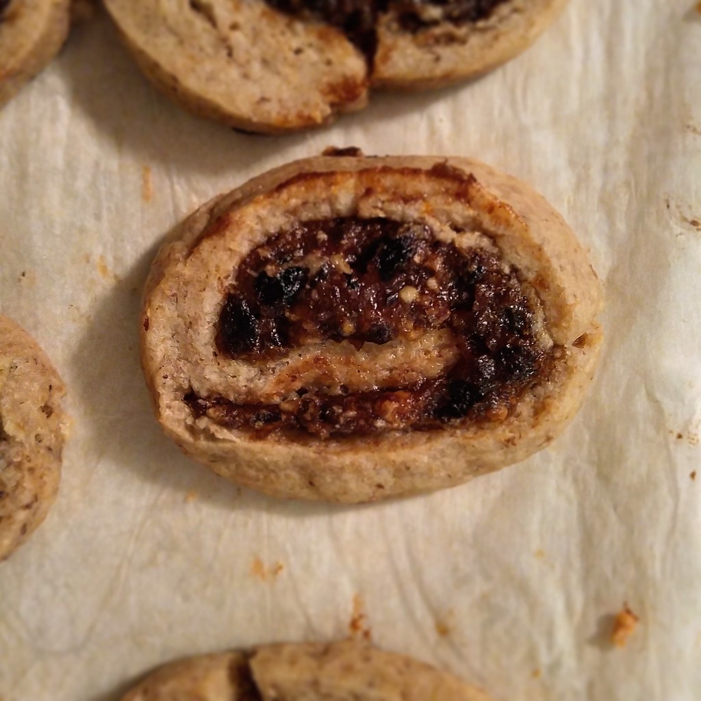 Date-Nut Pinwheel Cookies