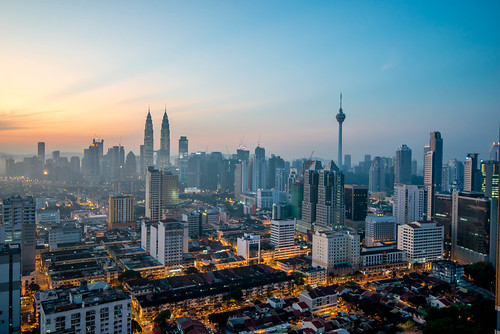 Kuala Lumpur at dawn