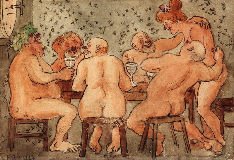 Ivar Arosenius - Backusfest, 1900