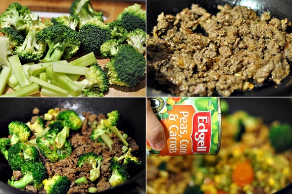 Beef & Broccoli Chow Mac | www.fussfreecooking.com