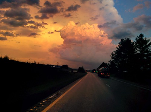 sunset storm clouds virginia cumulus lenticular altocumuluslenticularis