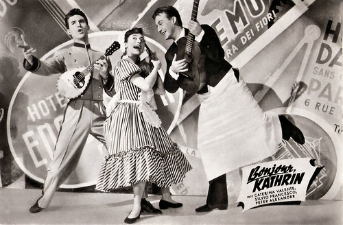 Caterina Valente, Silvio Francesco, Peter Alexander in Bonjour, Kathrin (1956)