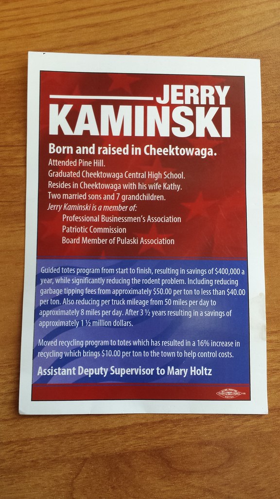 Jerry Kaminski Cheektowaga Town Council