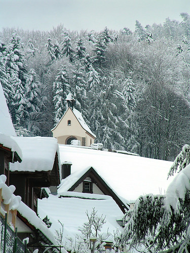 schnee winter snow germany chapel schwarzwald blackforest | kapelle badenwürttemberg ortenau schuttertal dörlinbach doerlinbach dorfweg kapellberg geolat482475 geolon79544