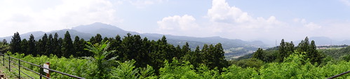 panorama landscape from Akagi SA (down)