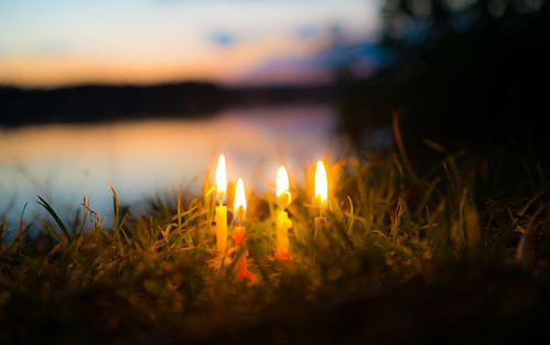 candles kerzen advent lake scharmützel see christmas time 4