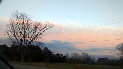 fairmont nc northcarolina robesoncounty dusk sunset evening clouds tree trees greenery field pasture powerlines electriclines utilitylines wires sky motorola motog cellphonepicture