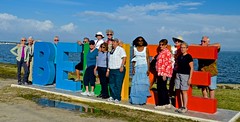 Belize City, Belize, 'Overseas Adventure Travel', 'Route of the Mayas', Bill & Sally, Mike H., Alberto, Suzanne, SallyAnn, Sandi, Veena, Cesar, Winsome, Gene, Jan, Joy, Mike